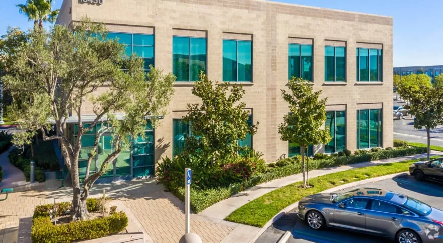 Exterior of the Irvine clinic building