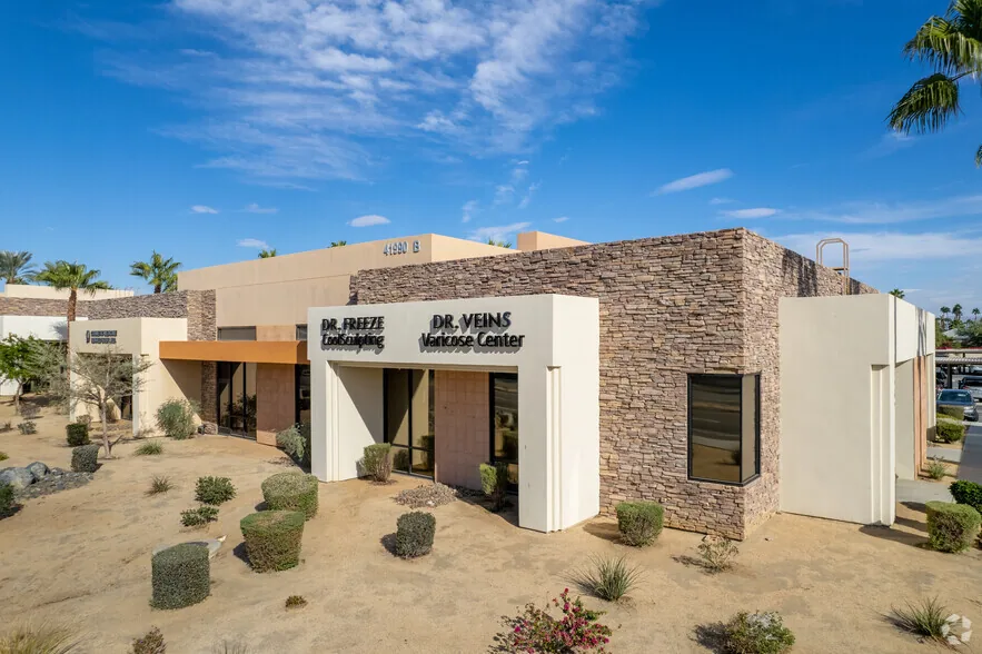Exterior of the Palm Desert clinic building