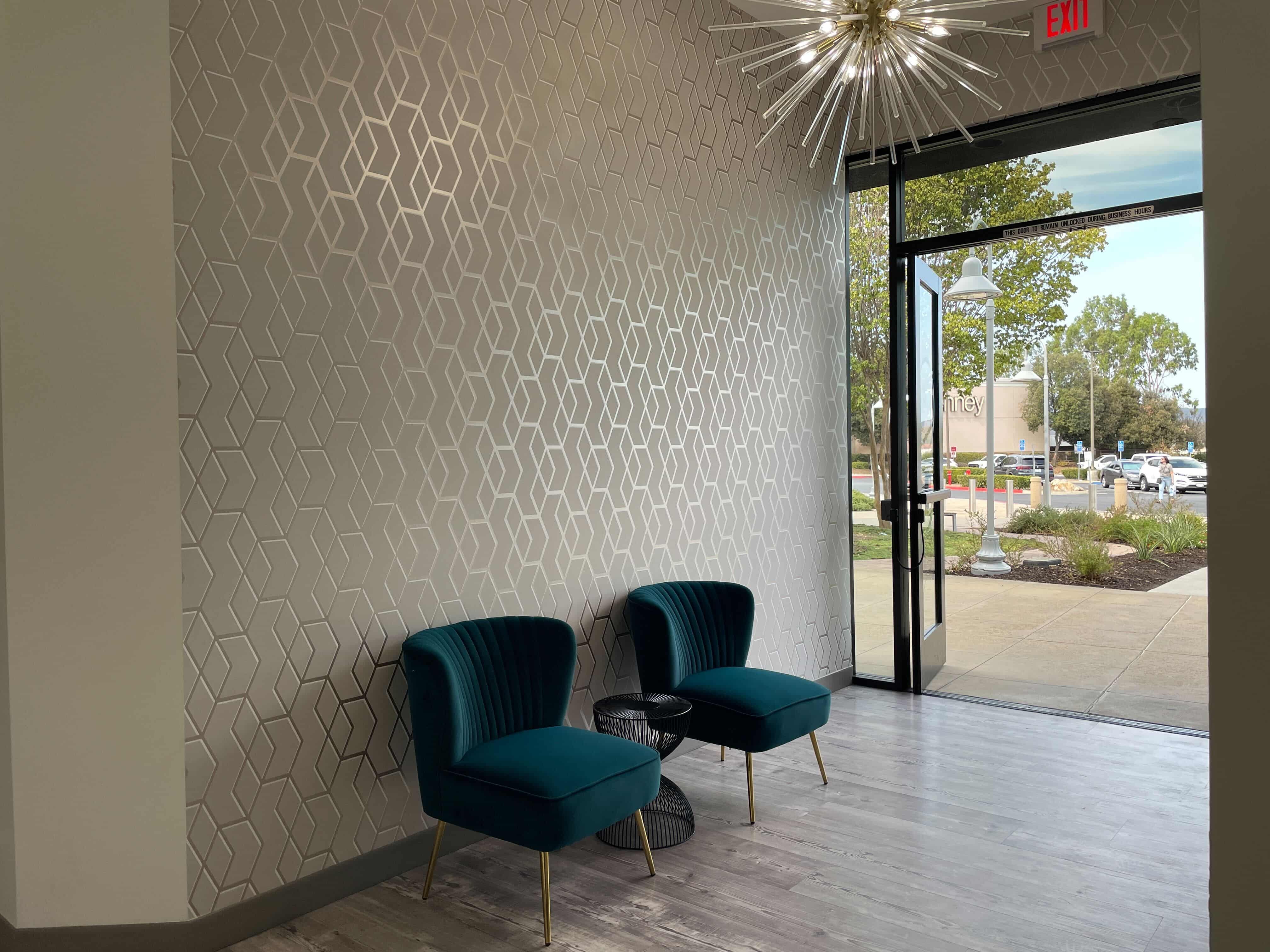 Waiting area inside the El Segundo clinic